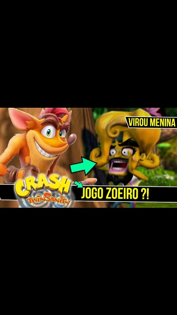 Jogo mais Engraçado do Crash | Crash Twisanity #shorts