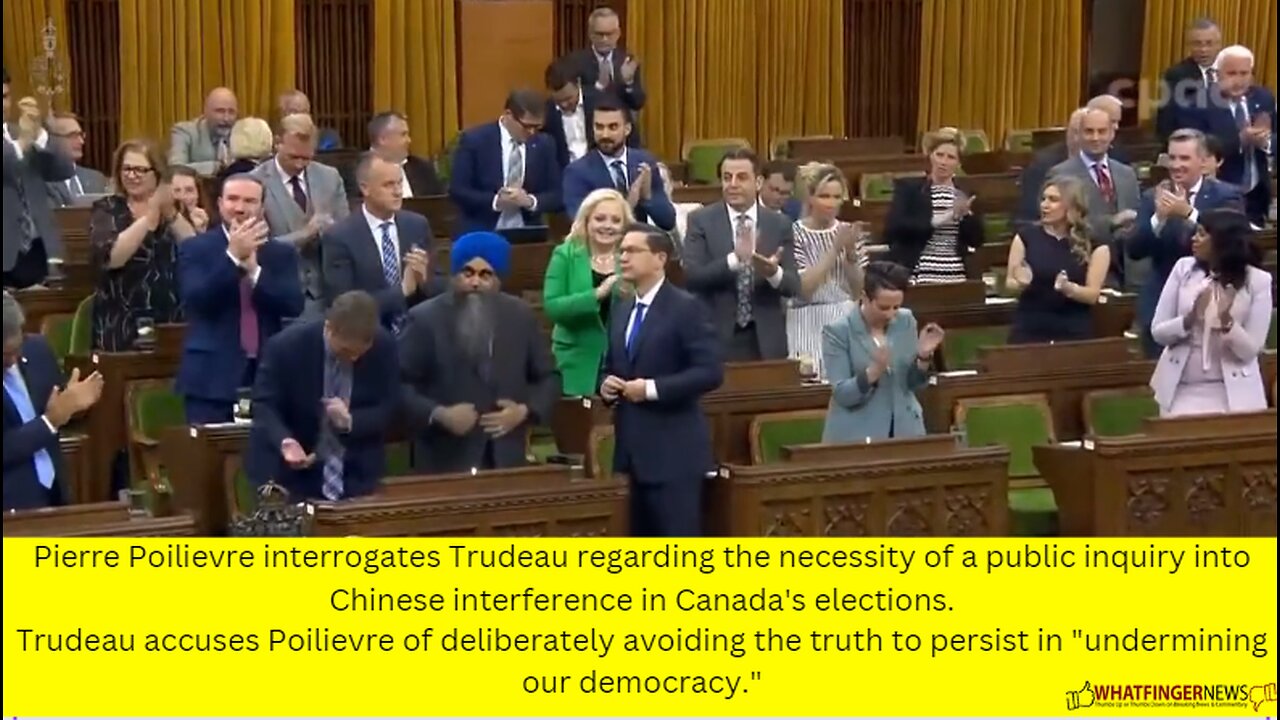Pierre Poilievre interrogates Trudeau regarding the necessity of a public inquiry