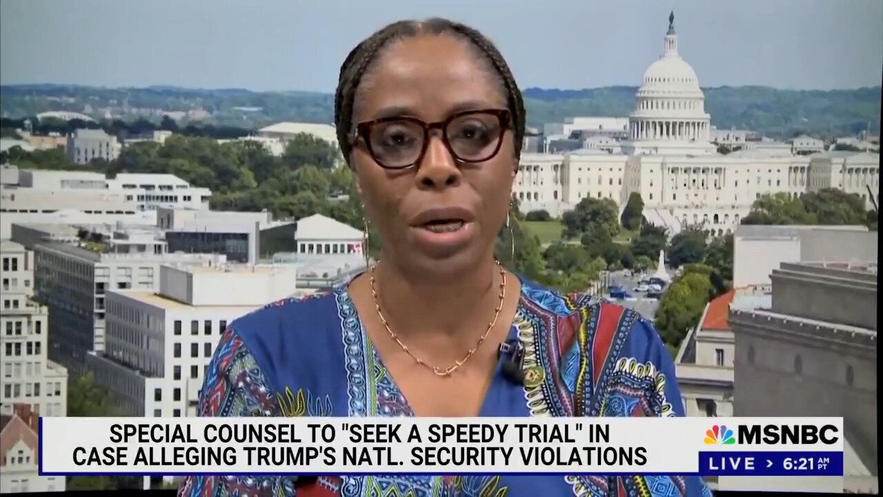 June, 2023. Stacey Plaskett: Trump "Needs To Be Shot- Stopped"