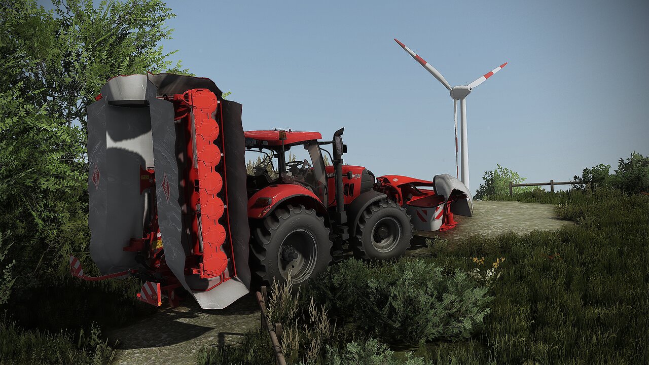 Farming Simulator Case Puma 160 CVX & Kuhn GMD 8730-FF & Kuhn GMD 3123 F | Elmcreek | Engine Sound