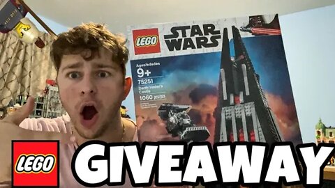 I'm Giving Away This RETIRED LEGO Starwars Darth Vader Castle!