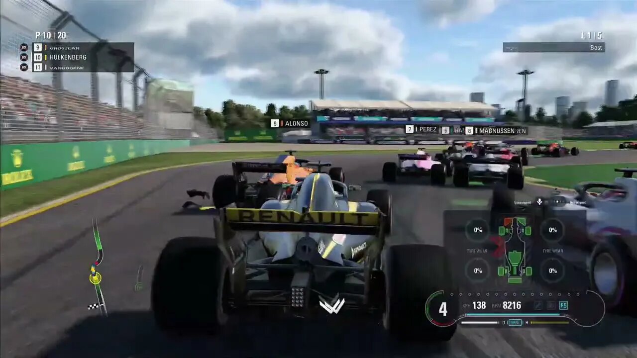 F1 2018 game play on pc.