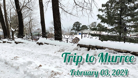 Trip to Murree, Pakistan February 03, 2024 | Memoona Malik