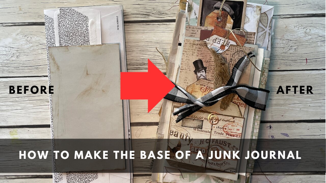 How to Make the Base of a Junk Journal
