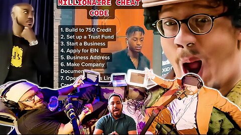 Sam Hyde and Nick Rochefort on Millionaire CHEAT Codes, First BLACK Trillionaire & Bathroom Hussle!