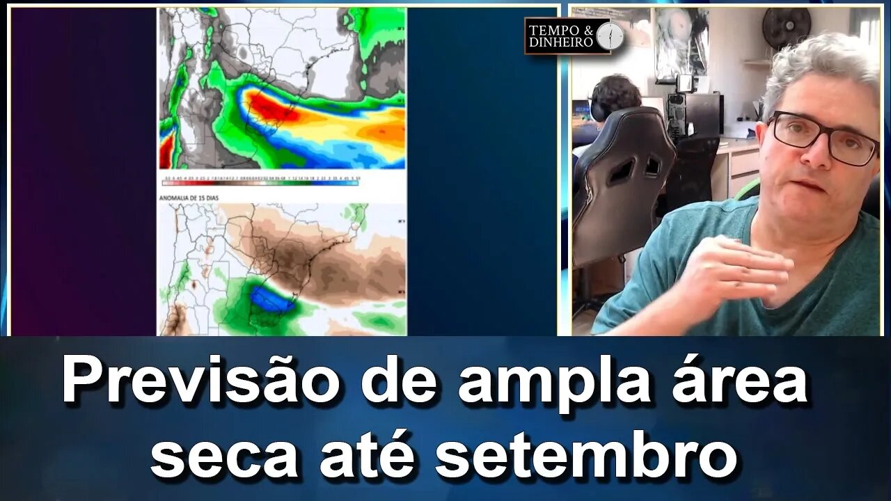 Meteorologia mantém previsão de ampla área seca até setembro. Chuva no N e litoral nordestino