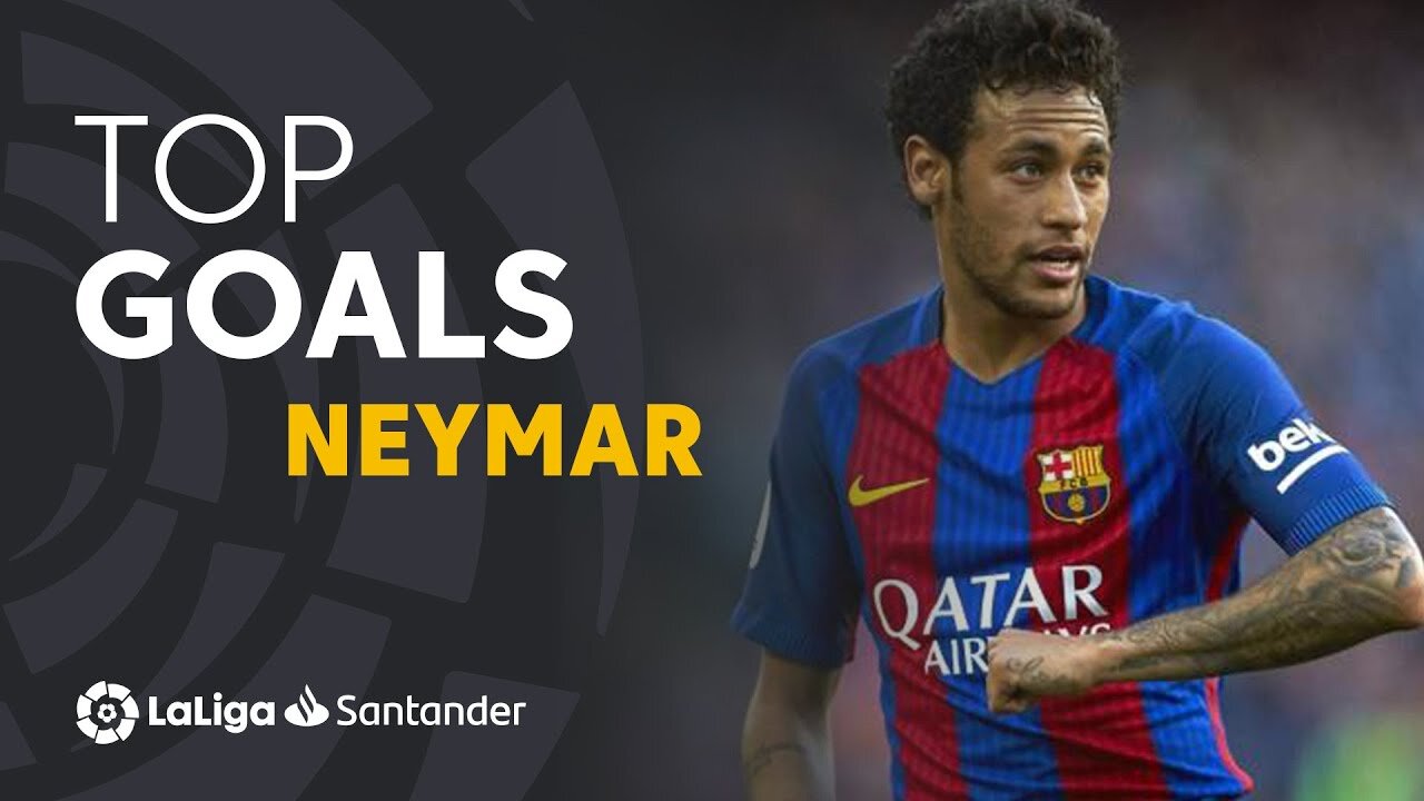 Top 10 impossible gaols by neymar jr in La Liga❤‍🔥🔥