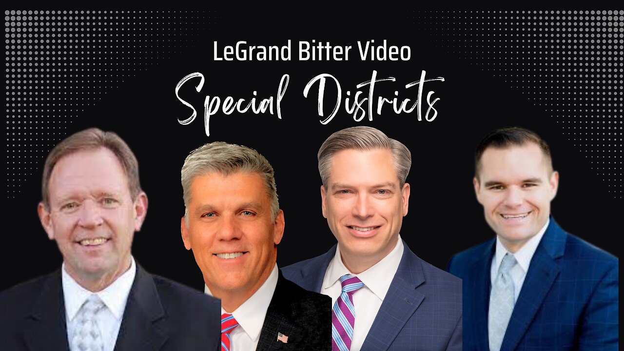 LeGrand Bitter Talks About Special Districts in Utah