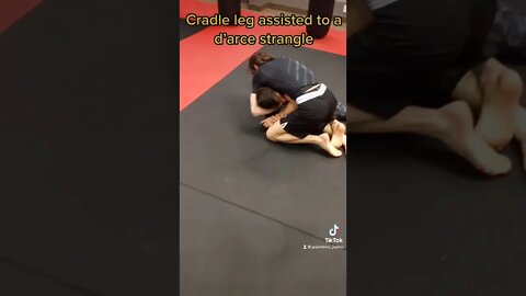 Snap down to cradle D’arce #bjj #martialarts #mma
