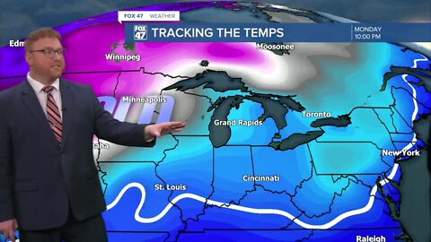 Cold and snowy leading up to Christmas in Michigan