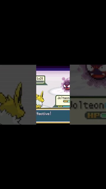 Pokémon FireRed - Jolteon Used Bite!