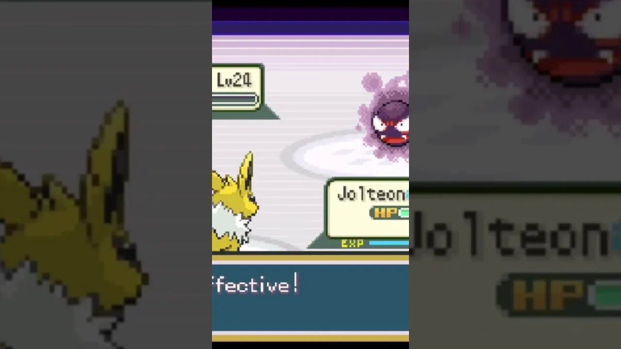 Pokémon FireRed - Jolteon Used Bite!