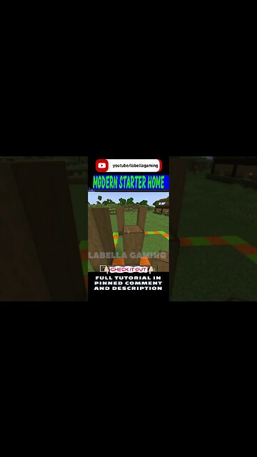 Small Modern Starter Home | Minecraft