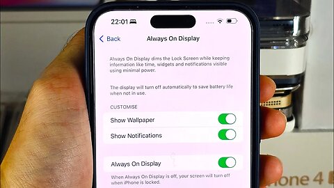 How To Activate Always on Display in iPhone 15 Pro Max