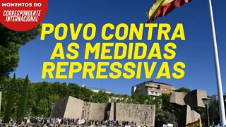 Manifestações contra a vacinação obrigatória na Espanha | Momentos do Correspondente Internacional