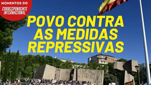 Manifestações contra a vacinação obrigatória na Espanha | Momentos do Correspondente Internacional