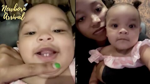 Zonnique Shows Off Daughter Hunter's New Teeth! 🦷