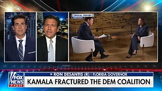 Gov DeSantis: It's Alarming Kamala Won't Acknowledge Her Mistakes