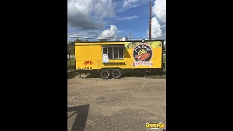 2021 8.5' x 20' Kitchen Food Trailer | Food Concession Trailer w/ Enclosed Porch for Sale