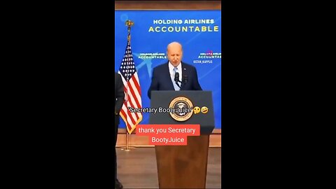 Biden calls Pete Buttigieg ''Secretary BootyJuice.''