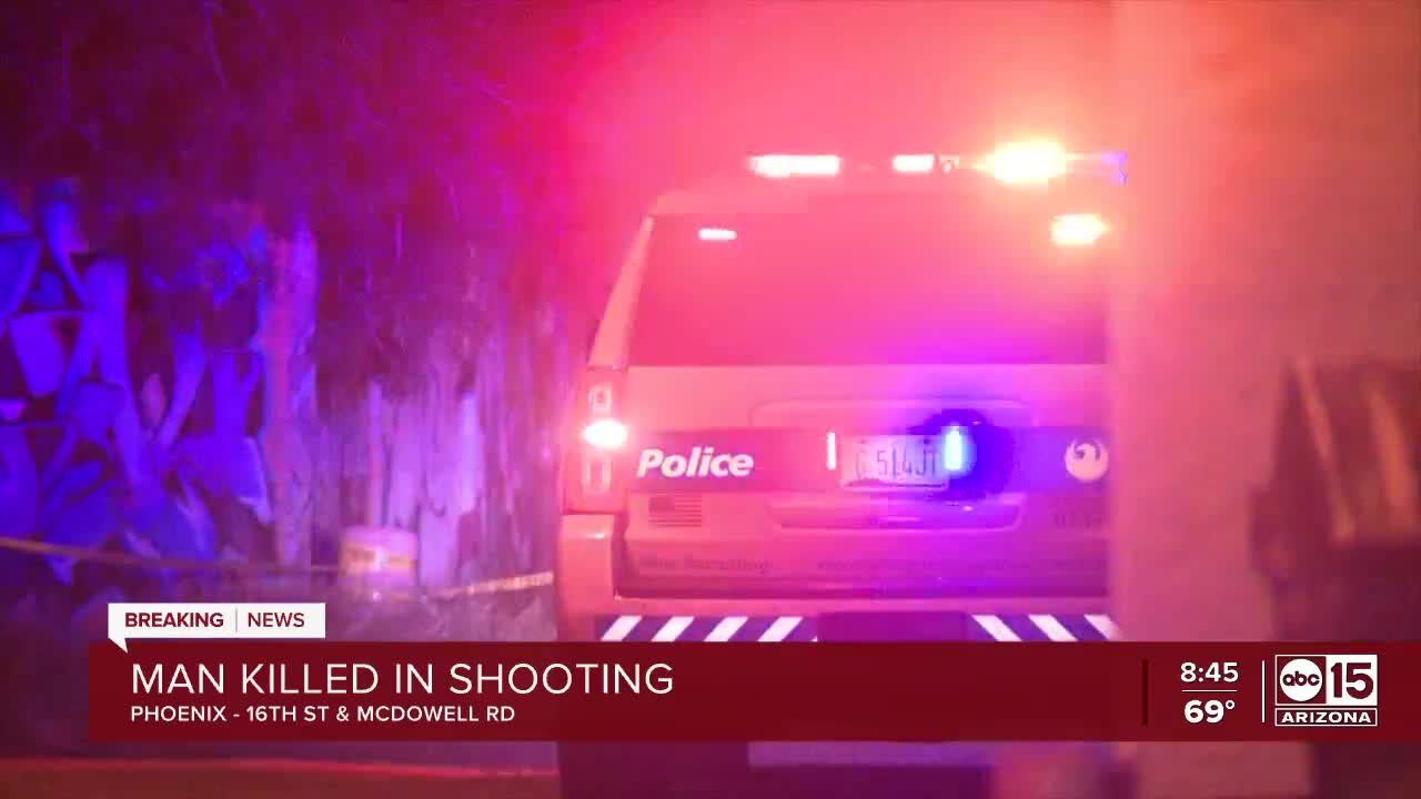 Man dead after shooting near 16th Street and McDowell Road