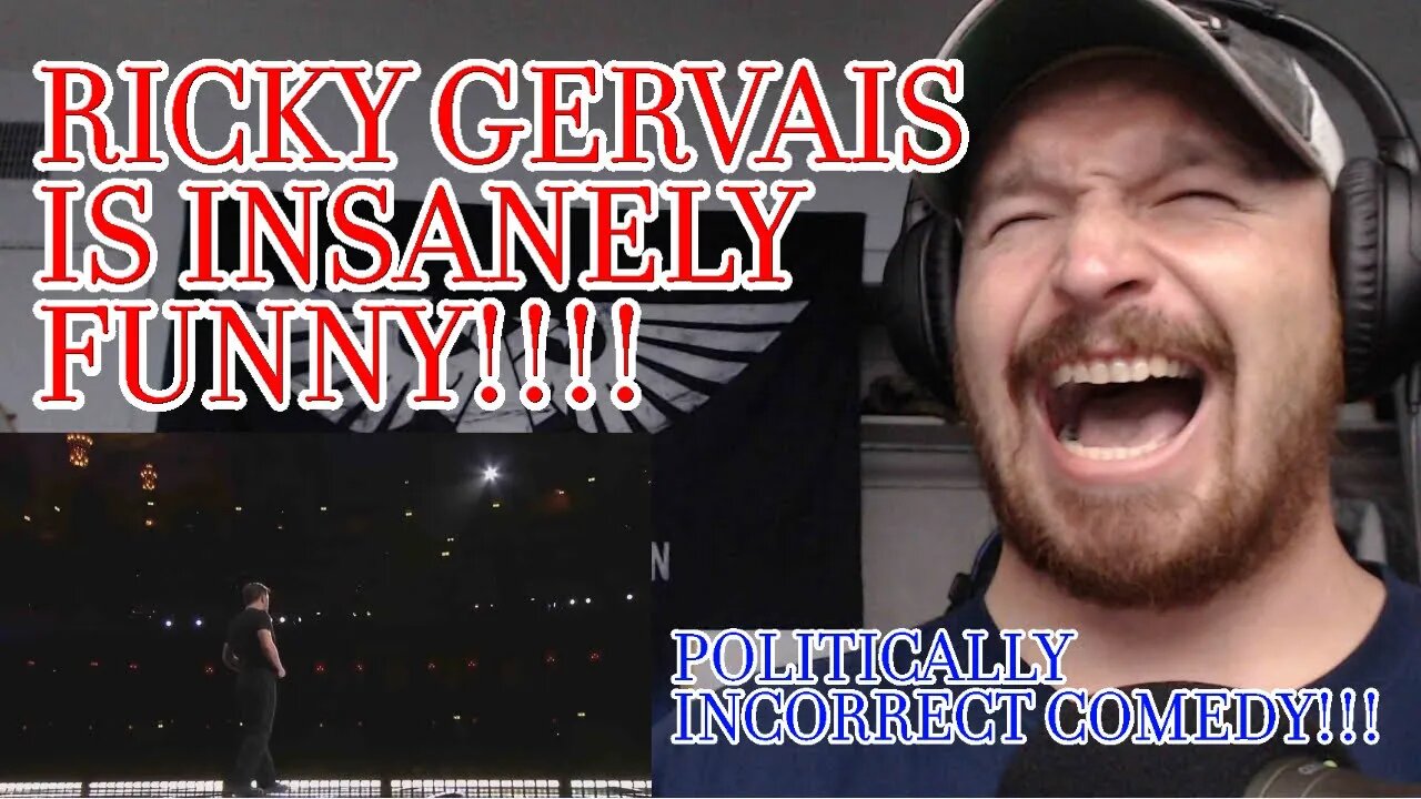 BLASTCAPBADGER REACTS! RICKY GERVAIS - "POLITICALLY INCORRECT" (MOAR DEMONITIZATION!!!)