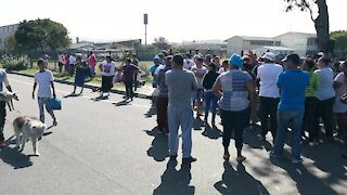 SOUTH AFRICA - Cape Town - Pinedene Primary School protest (Video) (EBQ)