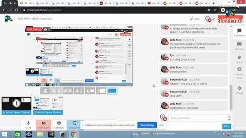SAM TRIPOLI Don't make me laugh, LIVE HANGOUT, CURRENT PLAN