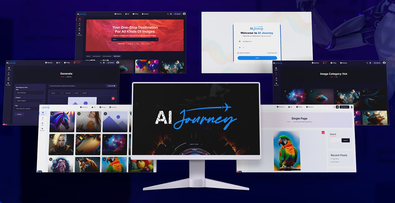 Ai Journey Review - Create Stunning Sites With 50,000+ AI Images In Just 3 Clicks!