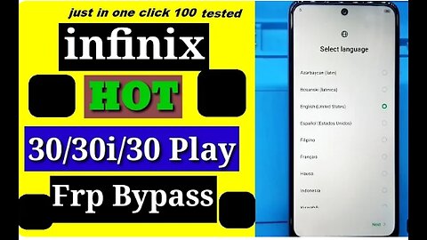 Infinix Hot 30 Play X6835 FRP Bypass UMT V3 done unlock umt pro