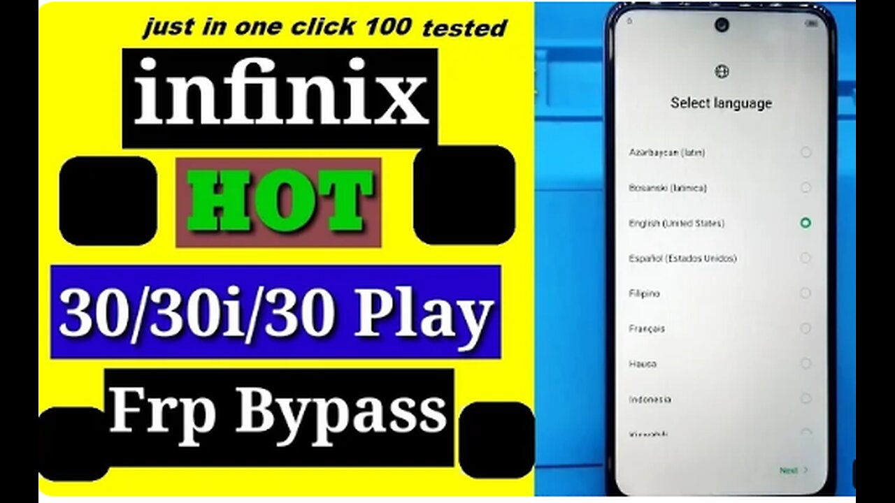 Infinix Hot 30 Play X6835 FRP Bypass UMT V3 done unlock umt pro