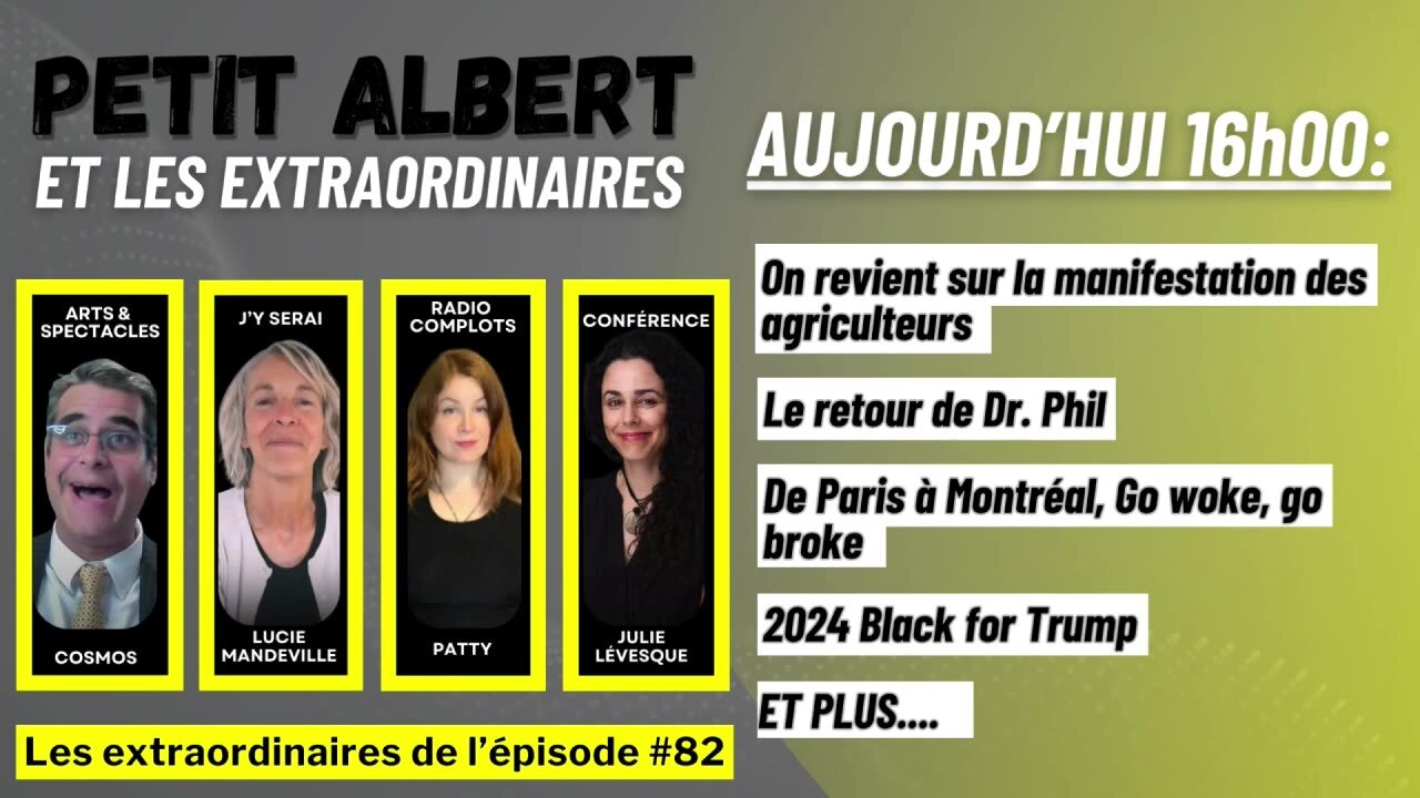 Petit Albert et les extraordinaires Épisode #82 - Mercredi 10 avril