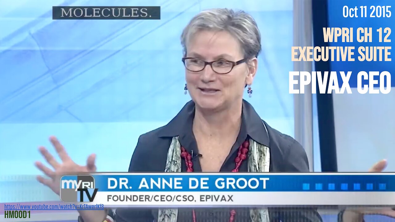 [Oct 11 2015] EpiVax CEO Anne de Groot on WPRI (Proteins, epitopes, and microsoft word)