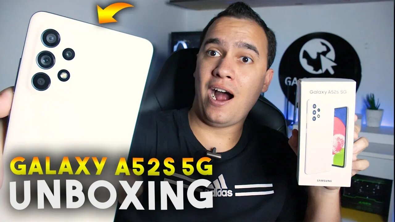 GALAXY A52s 5G, COM 5G E MAIS PODEROSO! Unboxing e Impressões