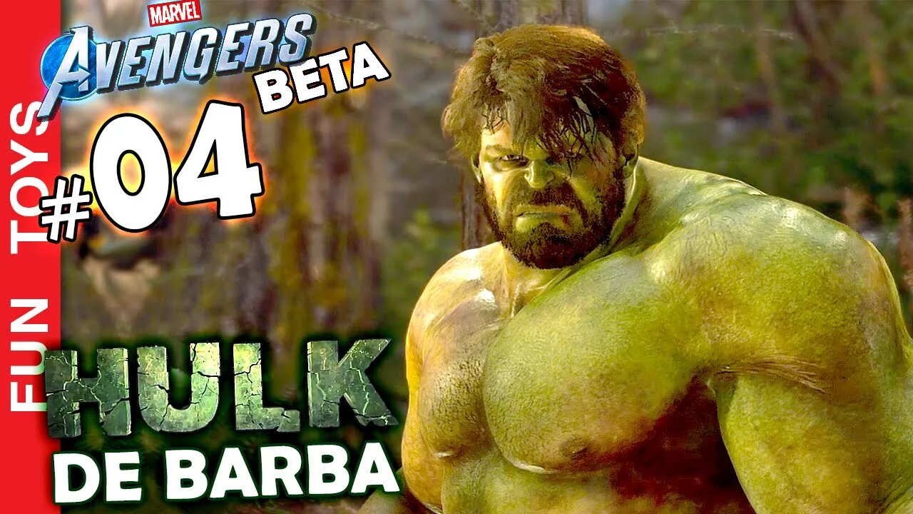 MARVEL'S AVENGERS #04 💥 Jogamos com o HULK DE BARBA na continuação do beta deste jogo INCRÍVEL!