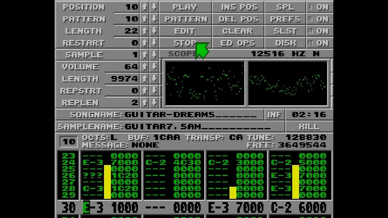 Atari ST Protracker Mods - Guitar Dreams