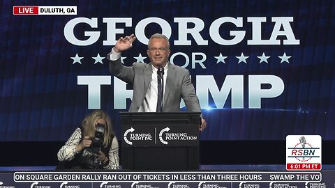 RFK Jr. Delivers Remarks at Turning Point Rally in Duluth, GA