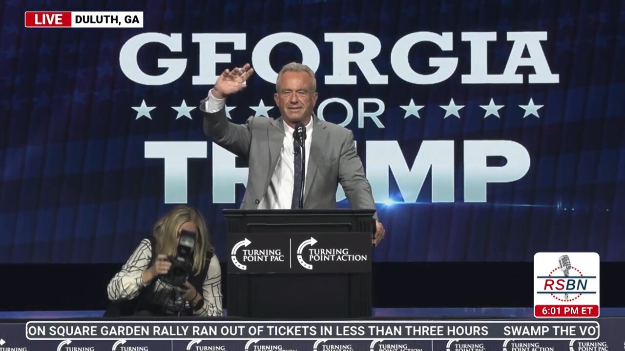 RFK Jr. Delivers Remarks at Turning Point Rally in Duluth, GA