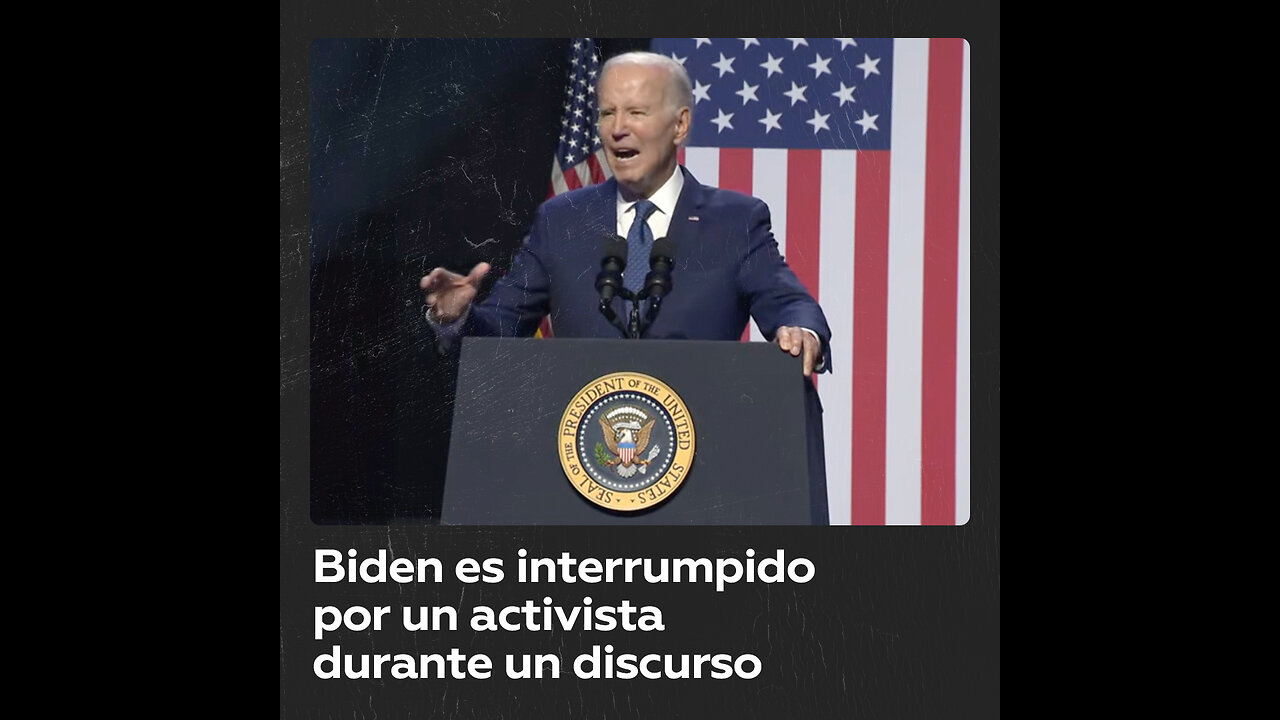 Biden responde a un activista climático que interrumpió su discurso en Arizona