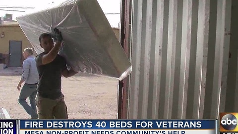 Fire devastate non-profit serving veterans in Mesa