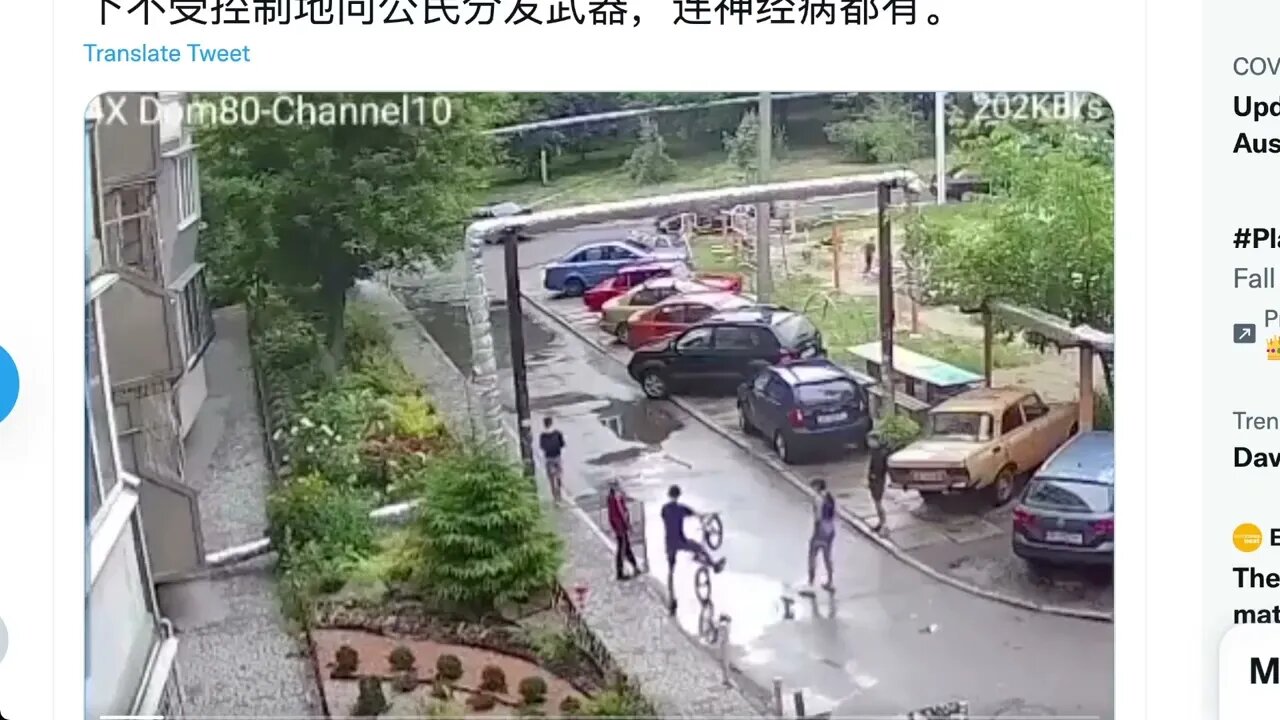 自3月以來，烏克蘭當局開始在沒有文件和許可證的情況下不受控制地向公民分發武器，連神經病都有