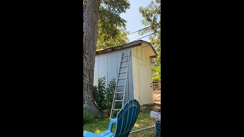 Demolishing a shed in under four minutes