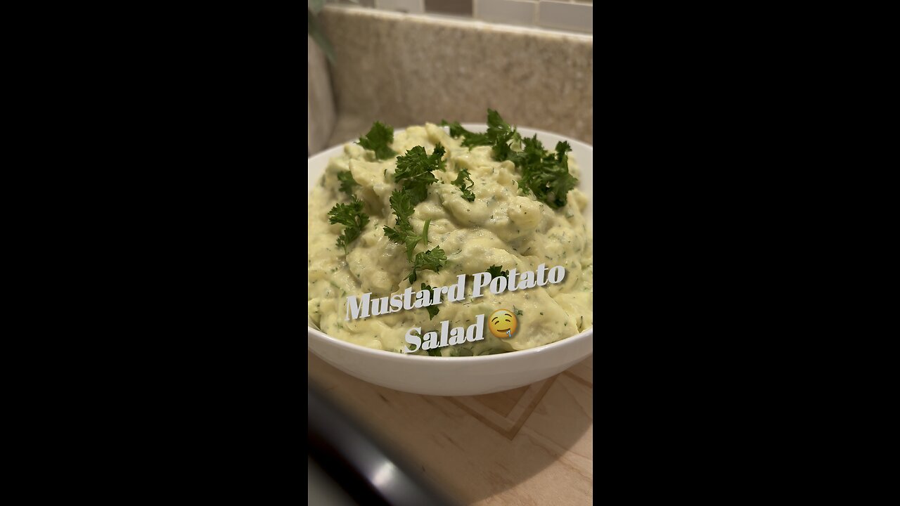 MUSTARD POTATO SALAD RECIPE!!! 🥔