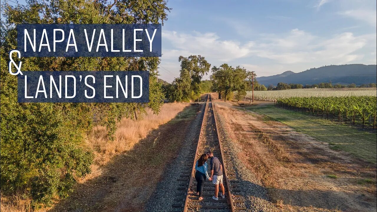 4K Drone Video - Napa Valley + Land's End - Chill House