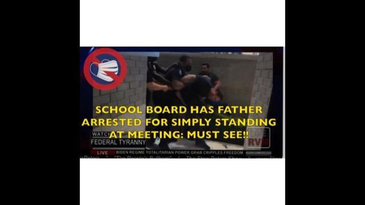 School Board Has Father Arrested For Standing at Meeting in Palm Beach THIS IS A MUST SEE!