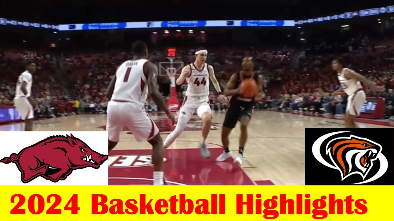 Pacific vs #20 Arkansas Basketball Game Highlights 11 18 2024