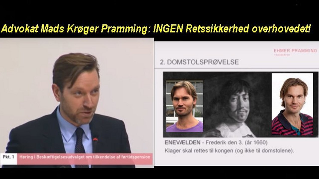 Advokat Mads Krøger Pramming: Ingen Retssikkerhed Overhovedet! Det Hele er Korrupt! [Feb 8, 2018]