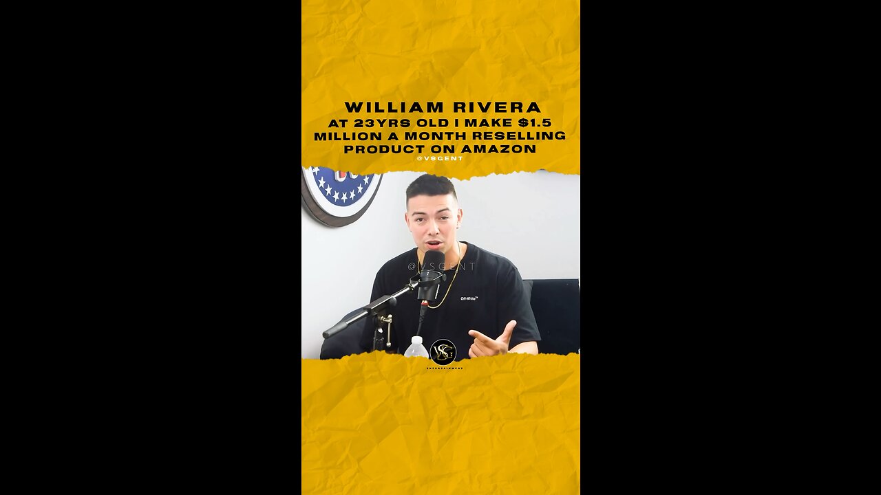 #williamrivera At 23yrs old I make $1.5 Mill a month reselling product on #Amazon 🎥 @mworthofgame