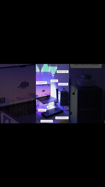 My Simple College Desk Setup :) #shorts