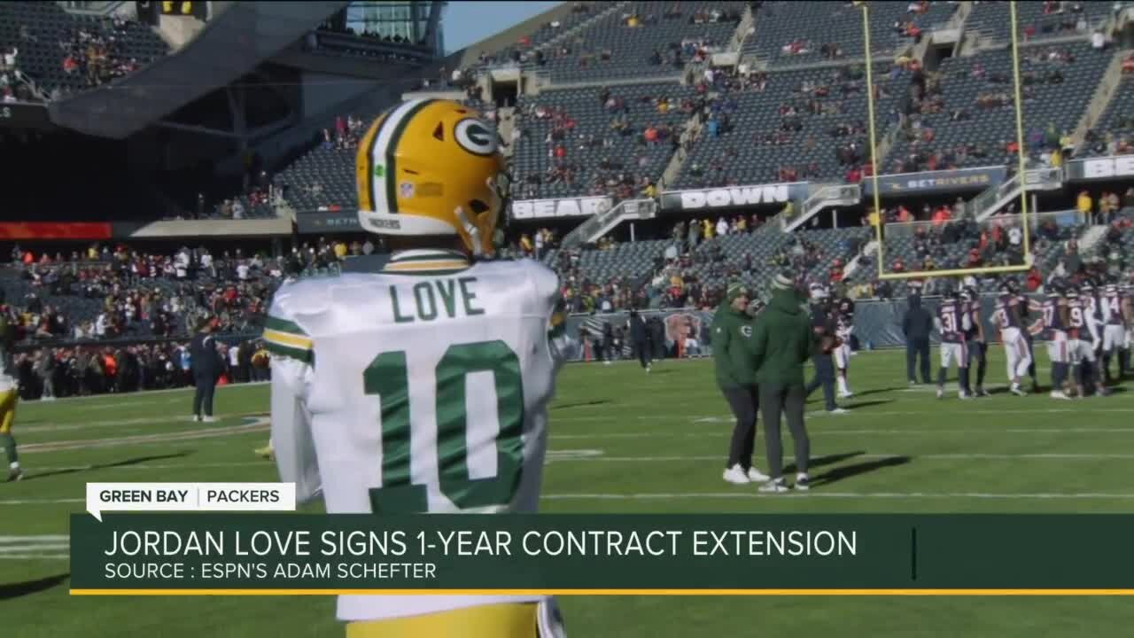 Jordan Love agrees to one-year, $22.5 million contract extension with Packers: Report